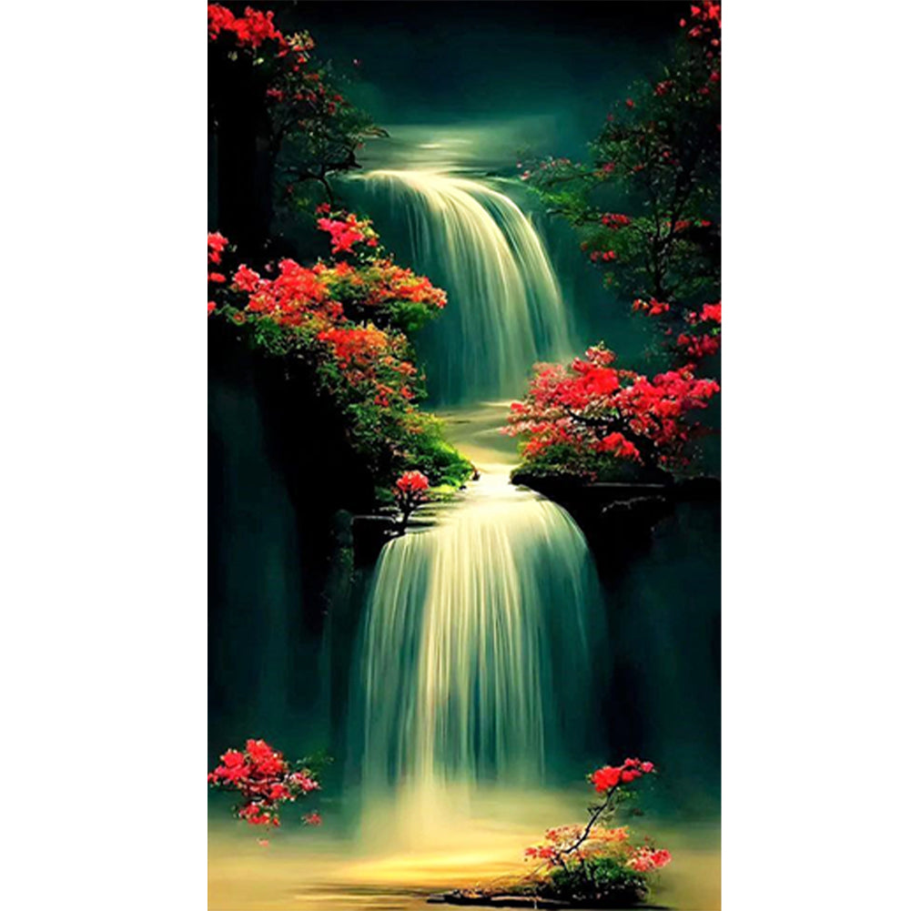 Moonlight Falls - Full Square Drill Diamond Painting 40*70CM