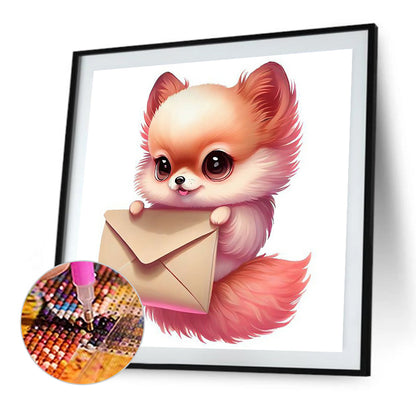 Mail Fox - Full Round Drill Diamond Painting 30*30CM