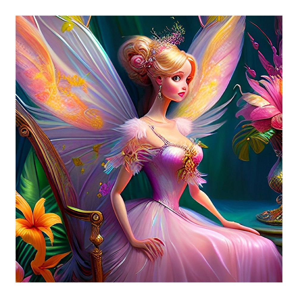 Fairy Fairy - Full Round Drill Diamond Painting 40*40CM