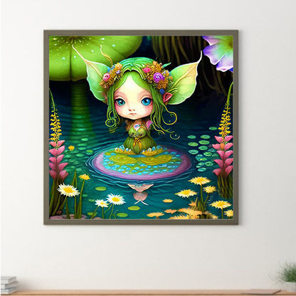 Little Girl - Full Round Drill Diamond Painting 30*30CM