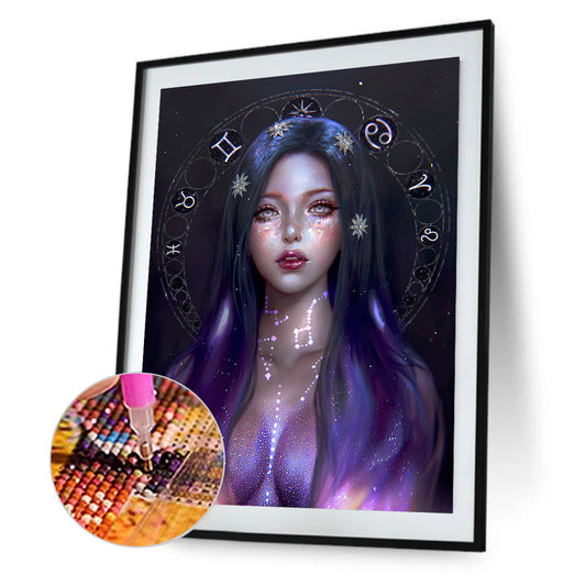Woman - Full Round Drill Diamond Painting 40*50CM