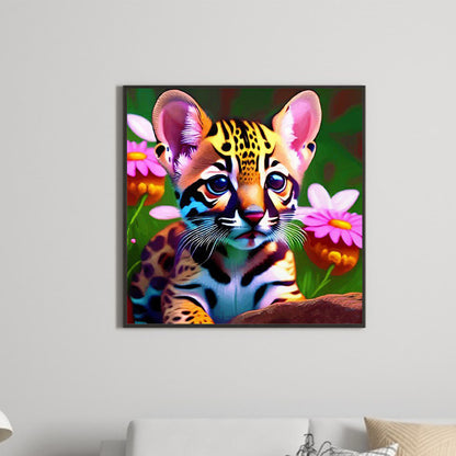 Tiger - Full Round Drill Diamond Painting 30*30CM