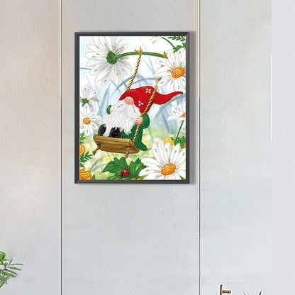 Gnomes In The Garden - Special Shaped Drill Diamond Painting 30*40CM