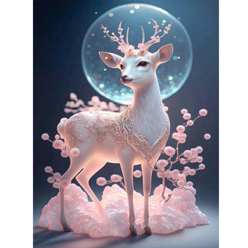 Fantasy Elk - Full Round Drill Diamond Painting 30*40CM