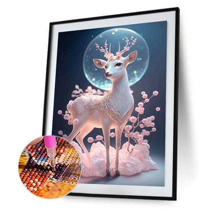 Fantasy Elk - Full Round Drill Diamond Painting 30*40CM