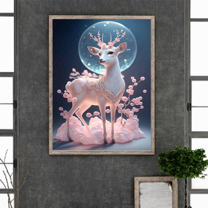 Fantasy Elk - Full Round Drill Diamond Painting 30*40CM