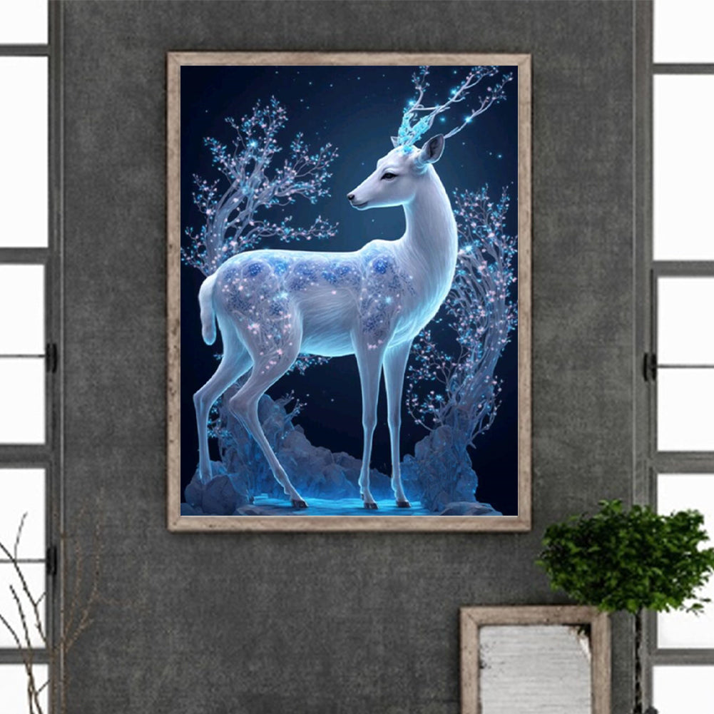 Fantasy Elk - Full Round Drill Diamond Painting 30*40CM