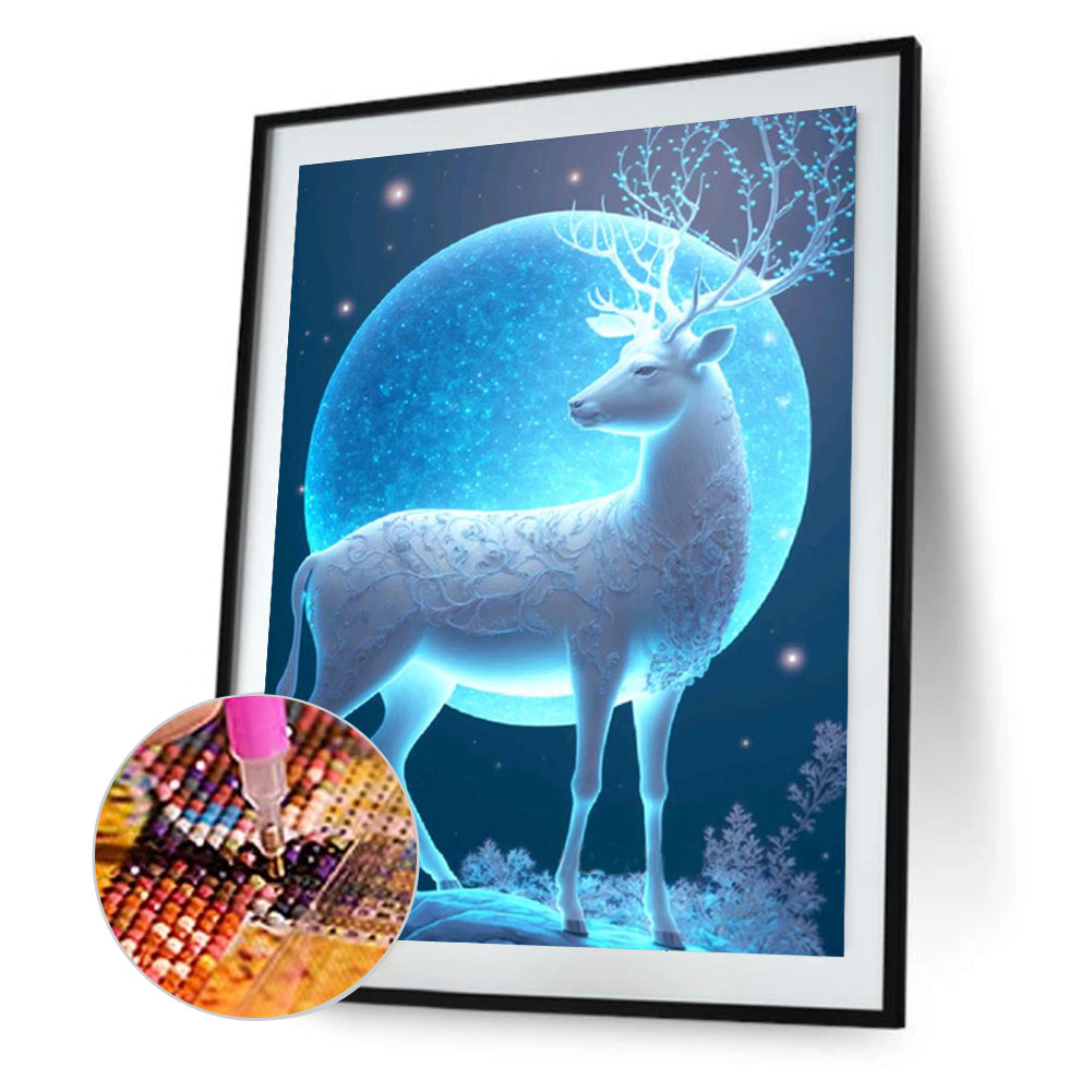 Fantasy Elk - Full Round Drill Diamond Painting 30*40CM