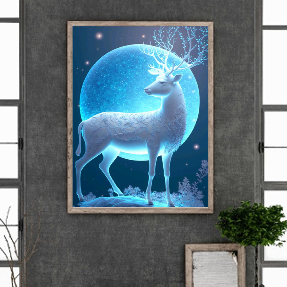 Fantasy Elk - Full Round Drill Diamond Painting 30*40CM