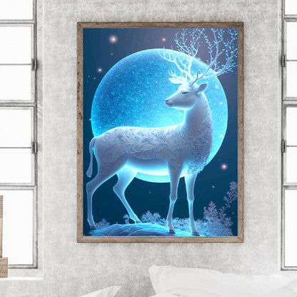 Fantasy Elk - Full Round Drill Diamond Painting 30*40CM