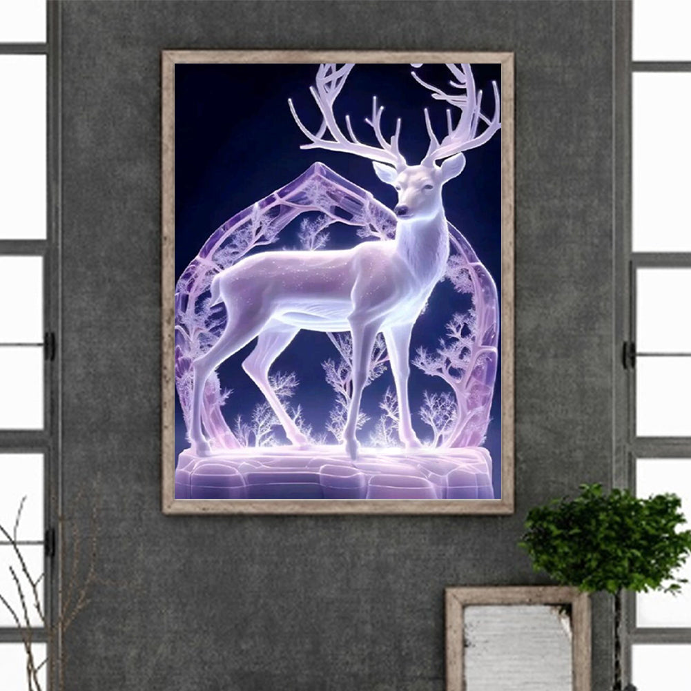 Fantasy Elk - Full Round Drill Diamond Painting 30*40CM