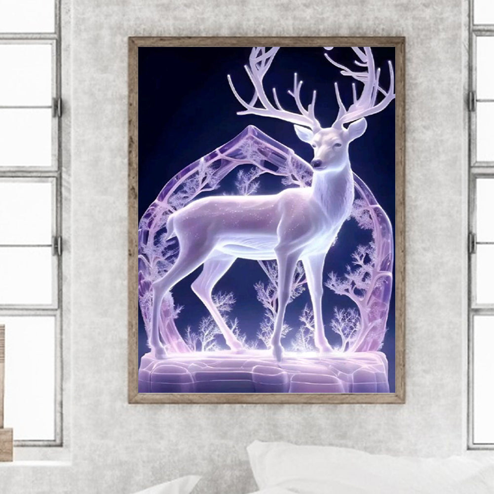 Fantasy Elk - Full Round Drill Diamond Painting 30*40CM