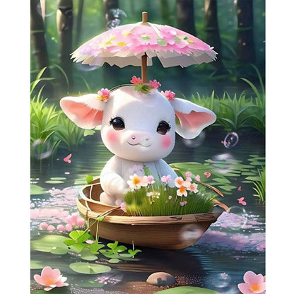 Animals On Board - Calf - Full Square Drill Diamond Painting 30*40CM