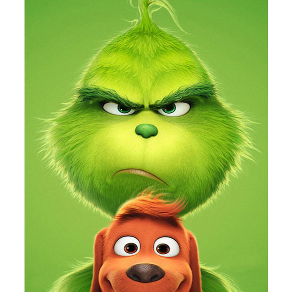 Grinch - Full Square Drill Diamond Painting 50*60CM