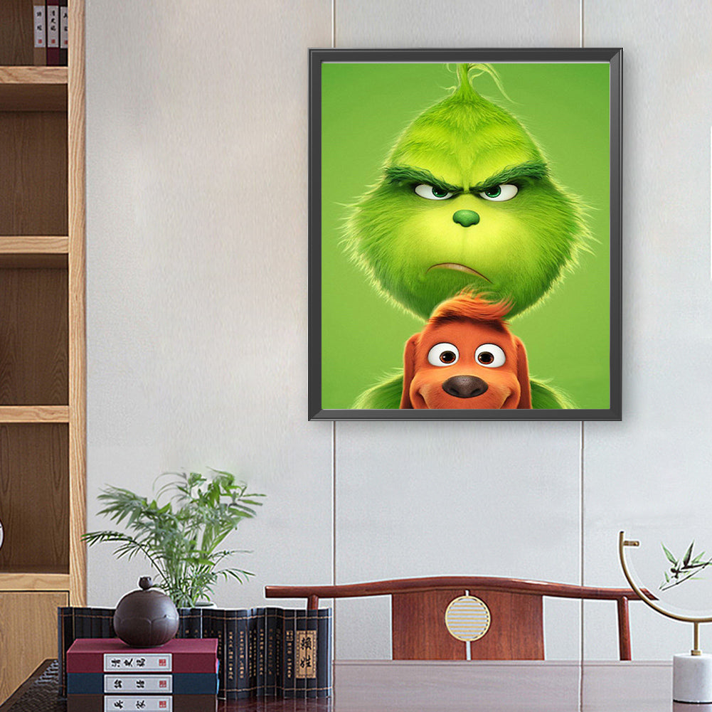 Grinch - Full Square Drill Diamond Painting 50*60CM