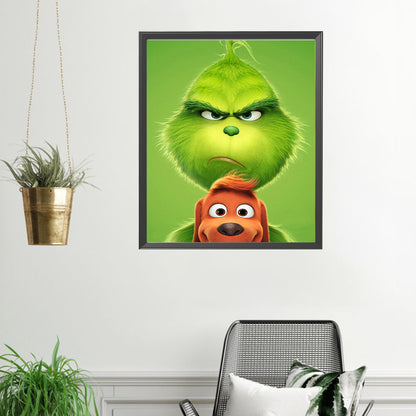 Grinch - Full Square Drill Diamond Painting 50*60CM