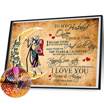Corpse Bride - Full Square Drill Diamond Painting 50*40CM