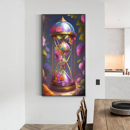 Flower And Hourglass - Full Round Drill Diamond Painting 40*70CM