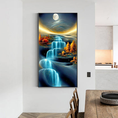 Blue River - Full Square Drill Diamond Painting 40*70CM