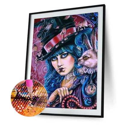 Colorful Woman - Full Round Drill Diamond Painting 30*40CM