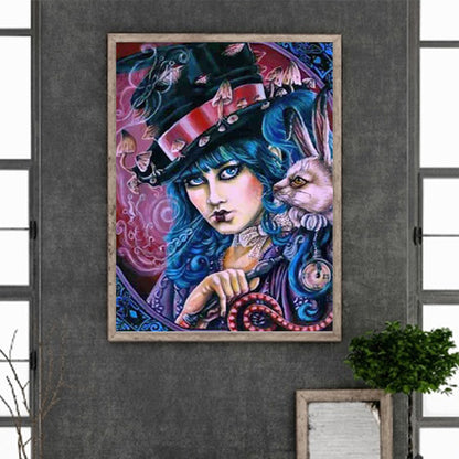 Colorful Woman - Full Round Drill Diamond Painting 30*40CM