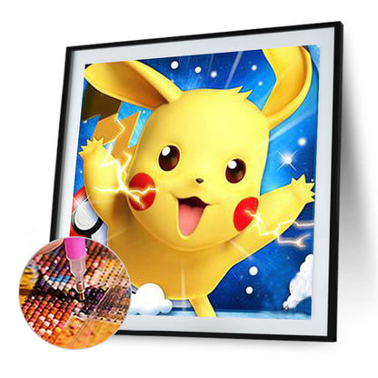 Pikachu - Full Square Drill Diamond Painting 40*40CM