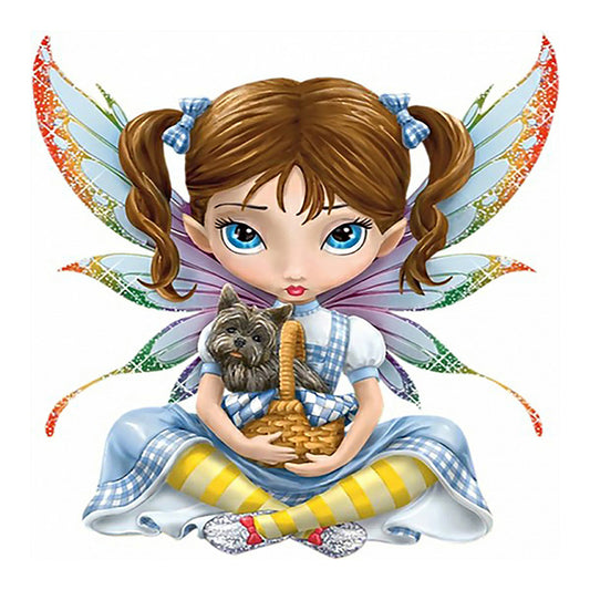 Elf Cartoon - Full Square Drill Diamond Painting 40*40CM