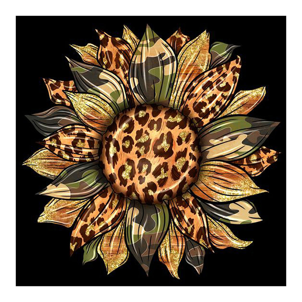 Artistic Sunflower - Full Round Drill Diamond Painting 30*30CM