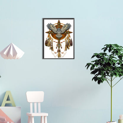 Native American Dreamcatcher - Full Round Drill Diamond Painting 30*40CM