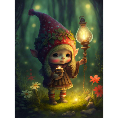 Forest Elf Girl - Full Round Drill Diamond Painting 30*40CM