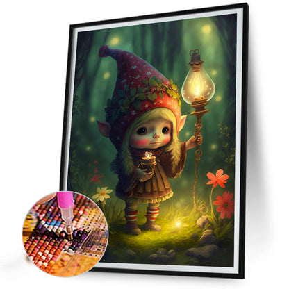 Forest Elf Girl - Full Round Drill Diamond Painting 30*40CM