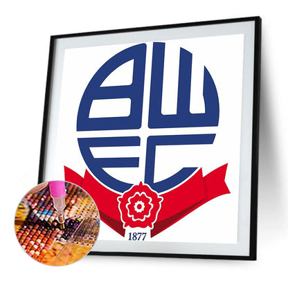 Bolton Football Club - Full Round Drill Diamond Painting 30*30CM