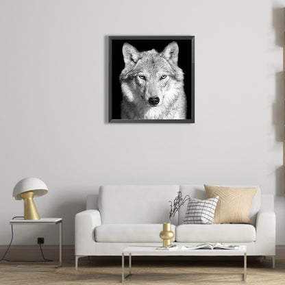 White Wolf - Full Round Drill Diamond Painting 45*45CM