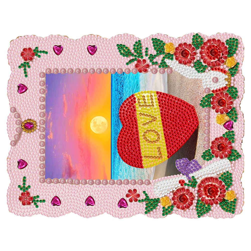 DIY Crystal Rhinestone Diamond Painting 5D Sunset Love Resin Crafts for Kids