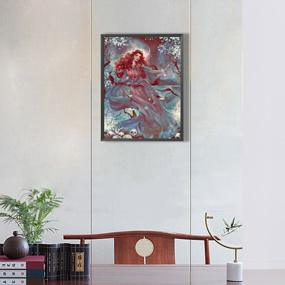 Comprehend The Goddess Of Flying Apsaras - Full Round Drill Diamond Painting 30*40CM