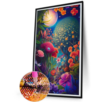 Flower Tree Ball - Full Round Drill Diamond Painting 30*50CM