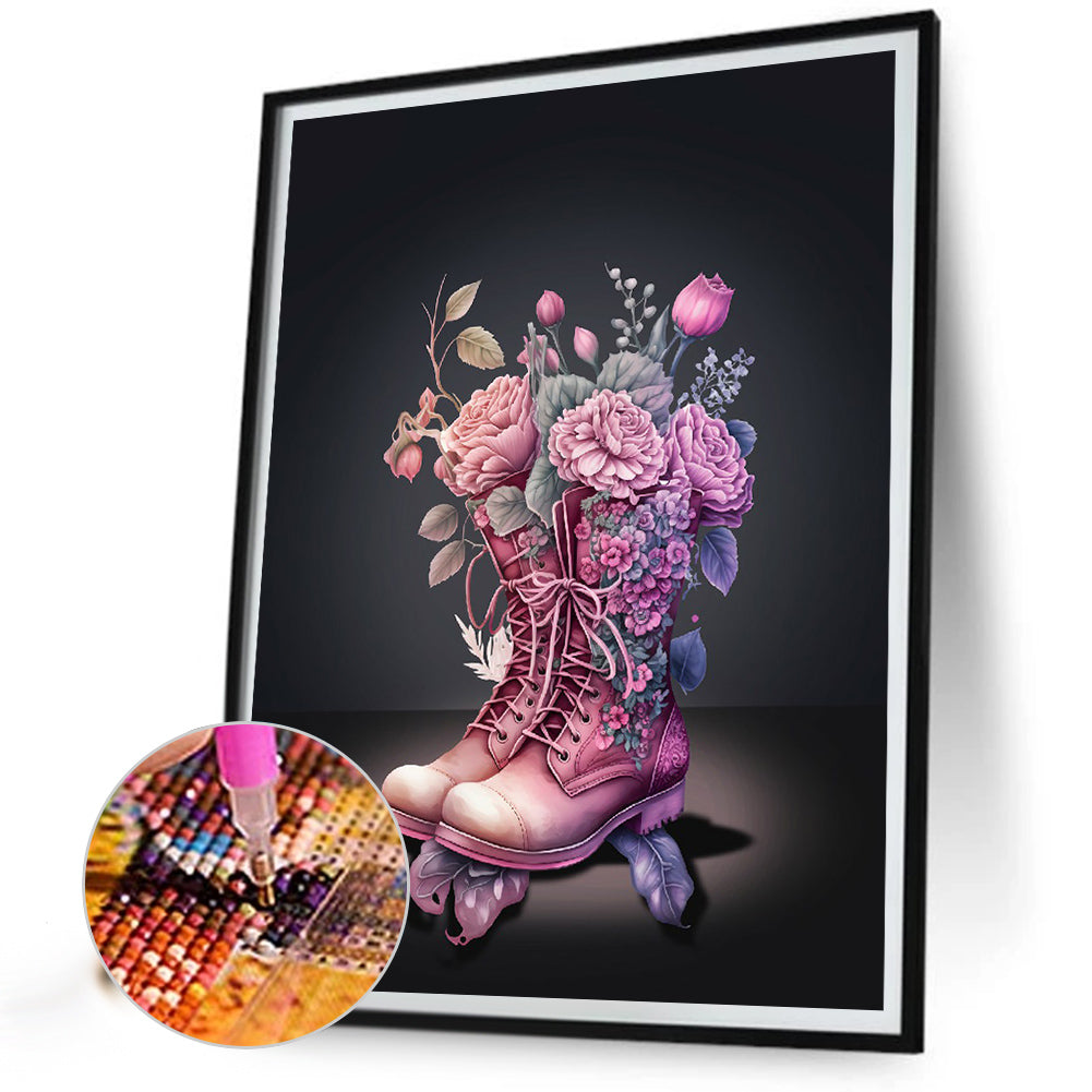 Boots - Full Round Drill Diamond Painting 30*40CM