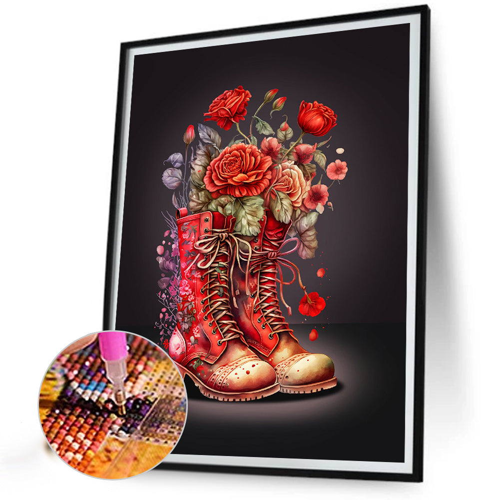Boots - Full Round Drill Diamond Painting 30*40CM