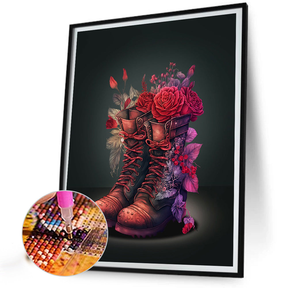 Boots - Full Round Drill Diamond Painting 30*40CM