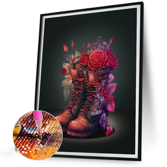 Boots - Full Round Drill Diamond Painting 30*40CM