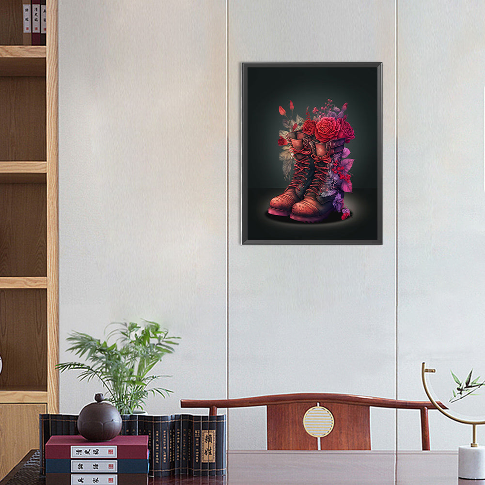 Boots - Full Round Drill Diamond Painting 30*40CM