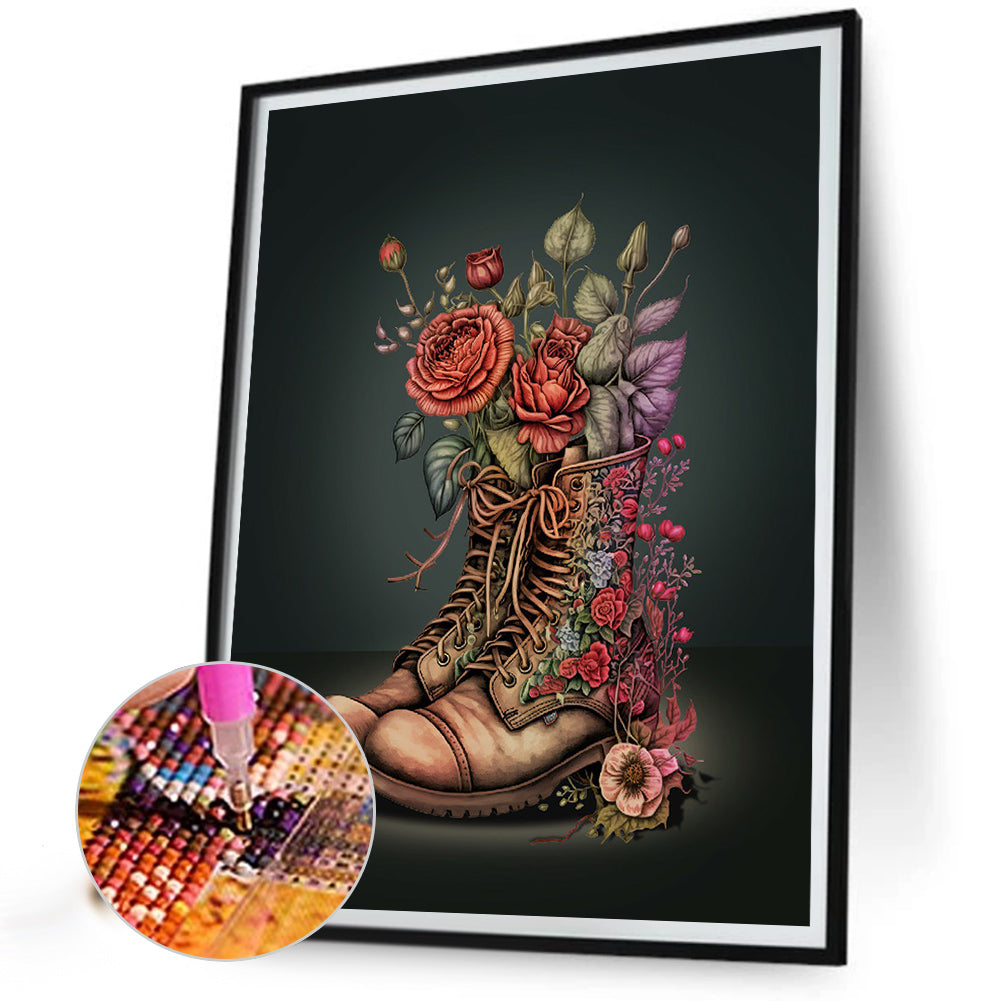 Boots - Full Round Drill Diamond Painting 30*40CM