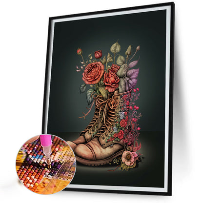 Boots - Full Round Drill Diamond Painting 30*40CM