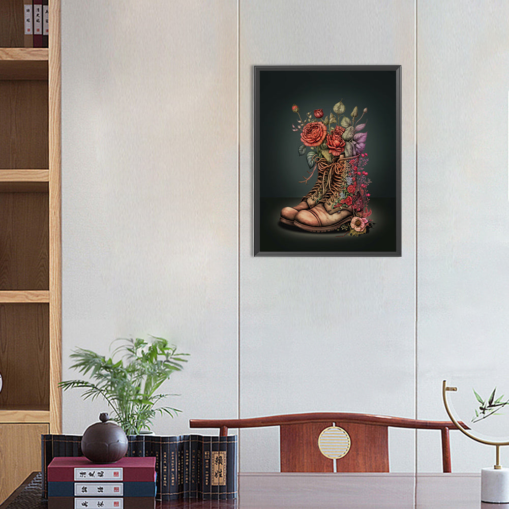 Boots - Full Round Drill Diamond Painting 30*40CM