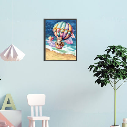 Kitten - Full Round Drill Diamond Painting 30*40CM