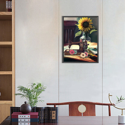 Sewing Machine - Full Round Drill Diamond Painting 30*40CM