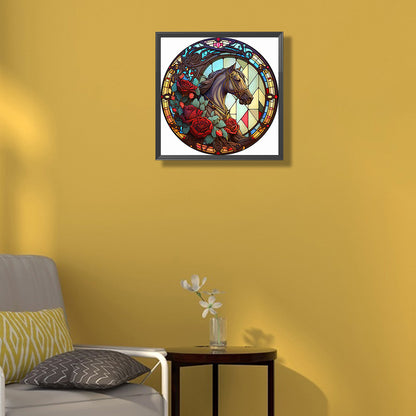 Art Window Painting - Full Round Drill Diamond Painting 30*30CM
