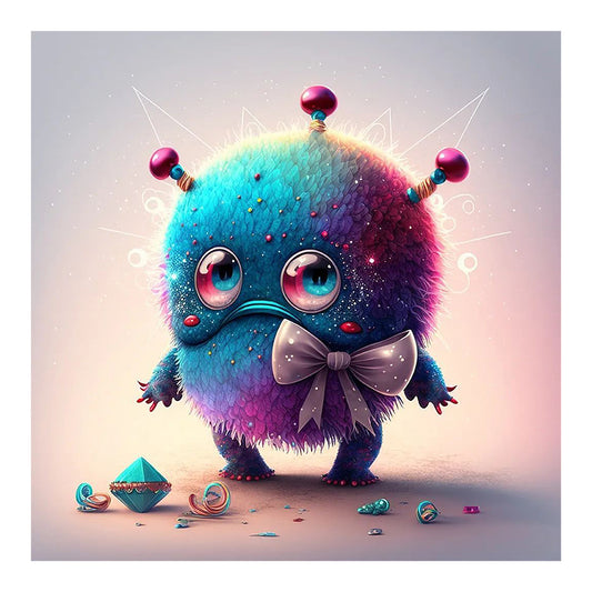 Aliens - Full Round Drill Diamond Painting 30*30CM