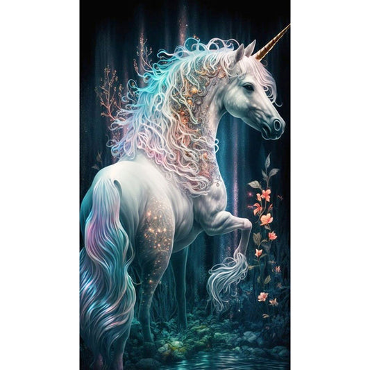 Fantasy Unicorn - Full Square Drill Diamond Painting 40*70CM