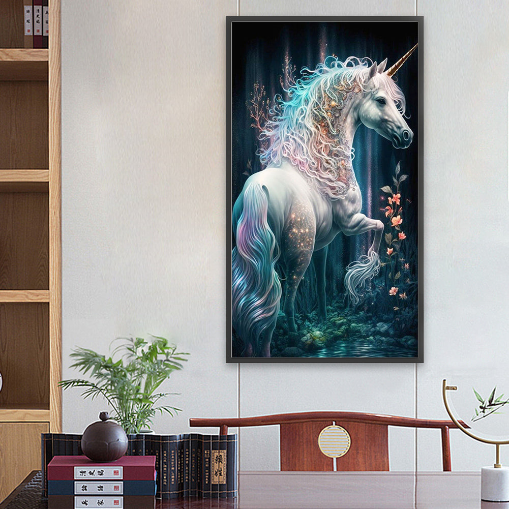 Fantasy Unicorn - Full Square Drill Diamond Painting 40*70CM